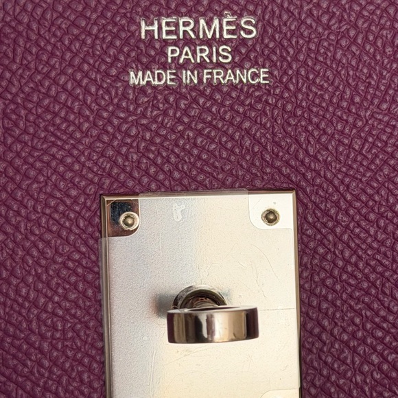 Hermes Birkin 35 Epsom Anemone Bag PHW - Picture 14 of 16